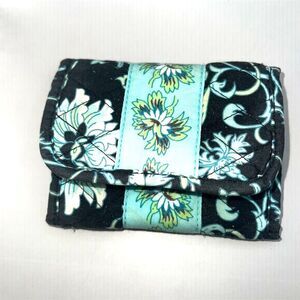 Lemon Hill  Quilted Floral Tri-Fold Wallet Multicolor